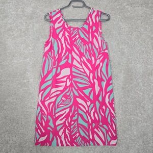 Lilly Pulitzer Womens Pink Sleeveless Zip Sabrina Dress Size XS‎ Resort Preppy